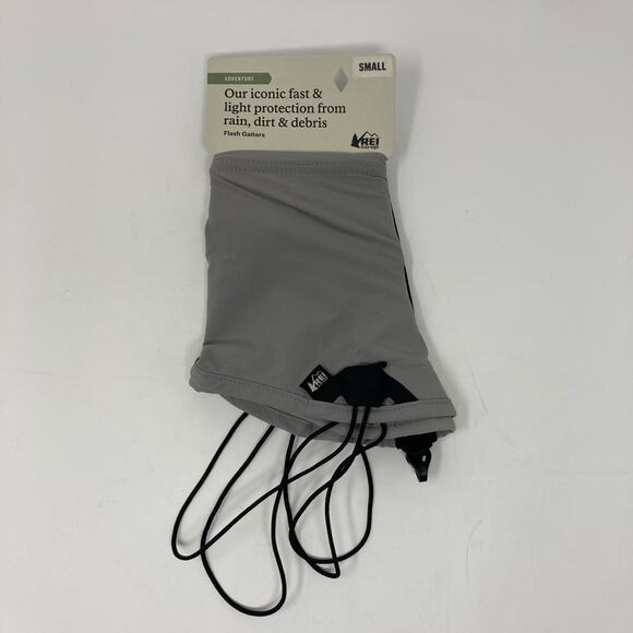 REI Co-op Unisex Flash Gaiters Timber Gray Size Small - Picture 1 of 14